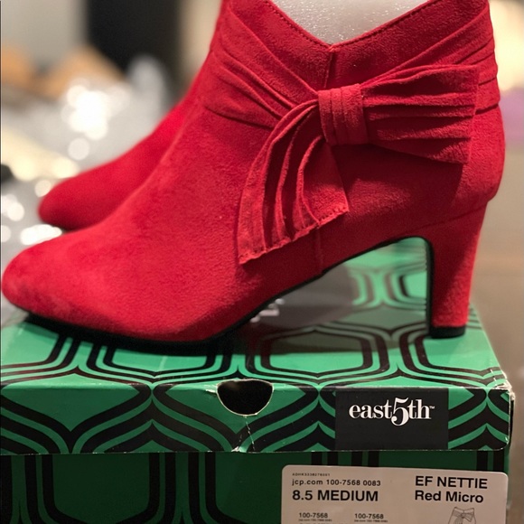 Jcpenney red boots Clearance